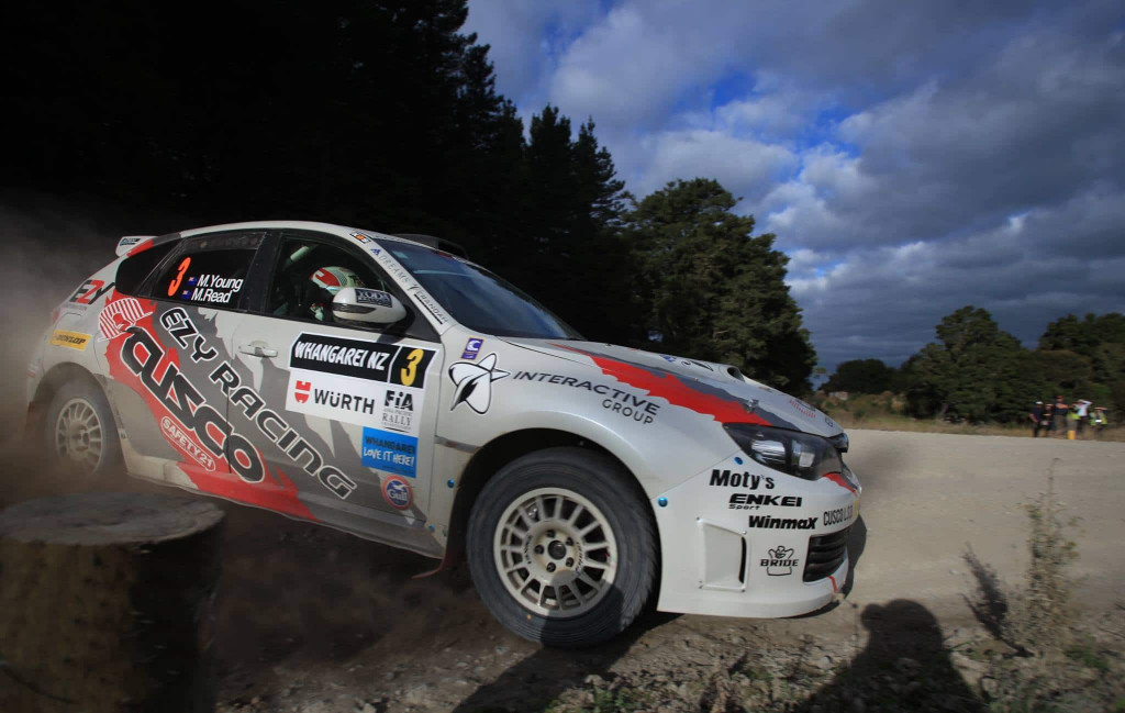 Gill wins Rally of Whangarei; Young battles back for third