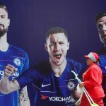 Chelsea's Olivier Giroud, Eden Hazard and Cesar Azpilicueta