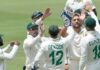Proteas go 1-0 in the series, handing an innings defeat to the visitors