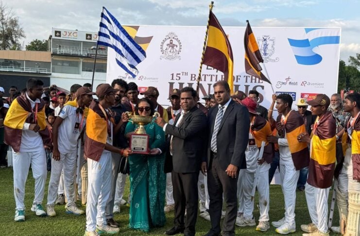 Hindu College, Colombo reigns supreme in the 15th “Battle of the Hindus”