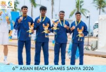 ශ්රී ලංකාව ආසියානු වෙරළ ක්රීඩා උළෙලේ පදක්කම් සටහනේ 11 වැනි ස්ථානයේ! Asian Beach Games 2026