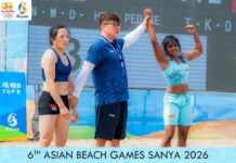 නිපුනි ශ්රී ලංකාව වෙනුවෙන් පළමු රන් පදක්කම දිනයි! Asian Beach Games 2026