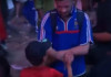 அழும் பிரான்ஸ் ரசிகரை தேற்றிய போர்த்துக்கேய குட்டி ரசிகன் Portuguese boy consoles France fan