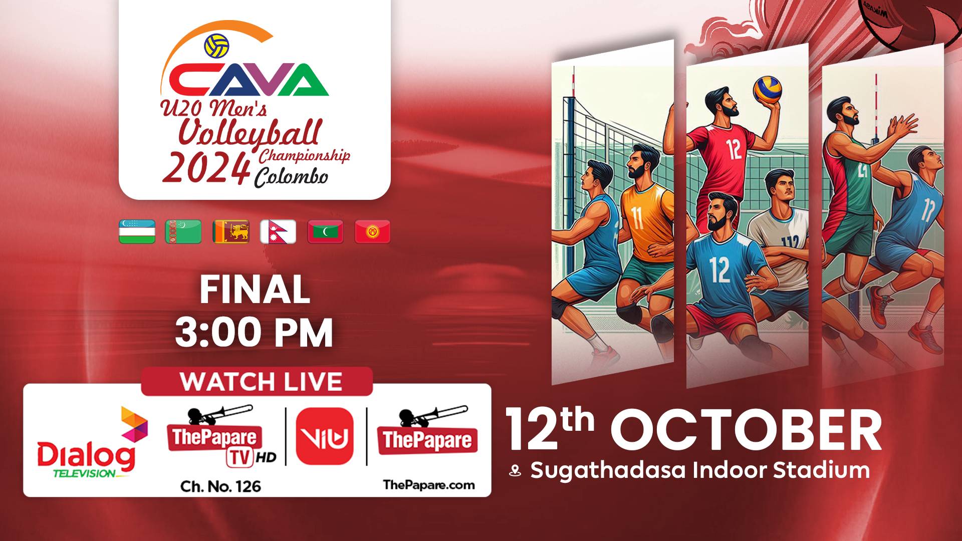 LIVE Final CAVA U20 Men's Volleyball Championship 2024
