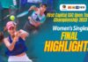 Highlights - First Capital SSC Open Tennis