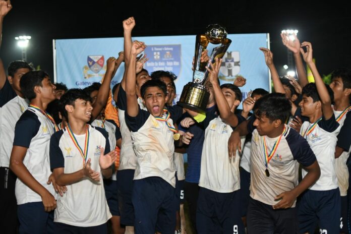 Gateway College makes it a hat-trick | 3rd Annual Football Encounter | Neville De Alwis Ralph Alles Challenge Trophy