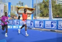 Sparkling performance by Indika Gamage secures a silver medal in Abu Dhabi Marathon Abu Dhabi Marathon