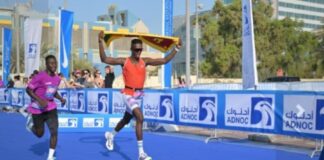 Sparkling performance by Indika Gamage secures a silver medal in Abu Dhabi Marathon Abu Dhabi Marathon