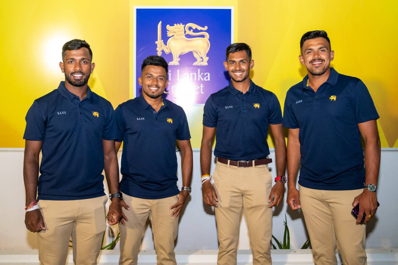 Photos Sri Lanka Cricket White ball Team Departure to New Zealand 2023