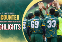 WATCH – 41st Limited Overs Encounter – ST.SEBASTIANS College vs PRINCE OF WALES College 2026