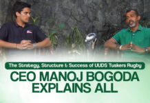 WATCH – The Vision Behind UUDS Tuskers Rugby | CEO Manoj Bogoda in Conversation with Nathan Coggins