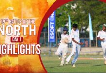 WATCH – HIGHLIGHTS – Jaffna Central College vs St. John’s College, Jaffna – 119th Battle of the North – Day 1 Jaffna Central College vs St. John’s College