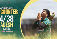 WATCH – Adesh Almeida 4/38 vs Prince of Wales’ College | 41st Limited Overs Encounter – SSC vs POW 2026