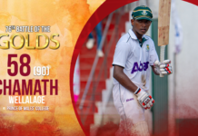 WATCH – Chamath Wellalage 58 (90) vs Prince of Wales’ College | 76th Battle of the Golds – Day 1