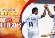 WATCH – HIGHLIGHTS – Day 3 – St. Sebastian’s vs Prince of Wales’ | 76th Battle of the Golds