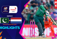 HIGHLIGHTS – Pakistan vs Netherlands – ICC Men’s T20 World Cup 2026 – Match 1