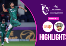 WATCH – HIGHIGHTS – Gulf Giants vs Desert Vipers – ILT20 Season 4 – Match 12