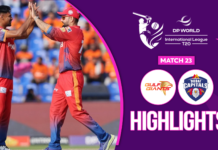 WATCH – HIGHIGHTS – Gulf Giants vs Dubai Capitals – ILT20 Season 4 – Match 23 Gulf Giants vs Dubai Capitals highlights
