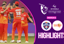 WATCH – HIGHIGHTS – Dubai Capitals vs Gulf Giants – ILT20 Season 4 – Match 5