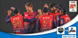 WATCH – HIGHLIGHTS – Chattogram Royals vs Rajshahi Warriors – Match 28 Chattogram Royals vs Rajshahi Warriors