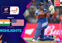 HIGHLIGHTS – India vs USA – ICC Men’s T20 World Cup 2026 – Match 3