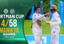 WATCH – Manikya Deshapriya 4/58 vs Wesley College | Cartman Cup 2026 – Day 2 Manikya Deshapriya