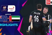 HIGHLIGHTS – New Zealand vs UAE – ICC Men’s T20 World Cup 2026 – Match 11 New Zealand vs UAE – ICC Men’s T20 World Cup 2026