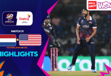 HIGHLIGHTS – USA vs Netherlands – ICC Men’s T20 World Cup 2026 – Match 21 Netherlands vs USA highlights