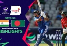 HIGHLIGHTS – India vs Bangladesh | ICC Women’s T20 World Cup 2026 – Match 23 India vs Bangladesh