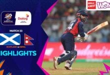 HIGHLIGHTS – Scotland vs Nepal – ICC Men’s T20 World Cup 2026 – Match 33 Scotland vs Nepal