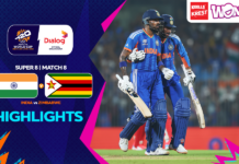 HIGHLIGHTS – India vs Zimbabwe – ICC Men’s T20 World Cup 2026 – Super 8 – Match 8