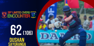 WATCH – Dushan Sayuranga 62 (106) vs St. Anne’s College | 29th Limited Overs Encounter