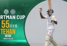 WATCH – Tehan Bitar 55 (111) vs Wesley College | Cartman Cup 2026 – Day 1 Schools Cricket