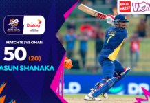 Dasun Shanaka 50 (20) vs Oman – ICC Men’s T20 World Cup 2026 – Match 16 Dasun Shanaka