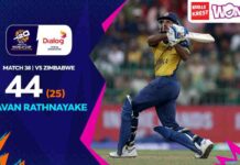 WATCH – Pavan Rathnayake 44 (25) vs Zimbabwe – ICC Men’s T20 World Cup 2026 – Match 38 Pavan Rathnayake 44 (25) vs Zimbabwe