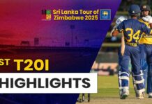 WATCH – HIGHLIGHTS – 1st T20I – Sri Lanka tour of Zimbabwe 2025