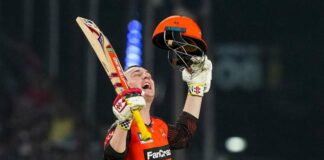 Harry Brook slams a ipl hundred