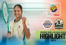 Highlights | Negombo Iqons vs Weligama Warriors | Day 01 | Sri Lanka Tennis Premier League 2026 Negombo Iqons vs Weligama Warriors