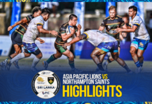 HIGHLIGHTS -Asia Pacific Lions vs Northampton Saints |Northampton Saints Tour of Sri Lanka Asia Pacific Lions