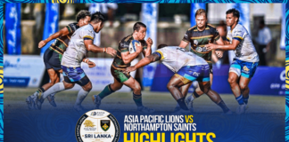 HIGHLIGHTS -Asia Pacific Lions vs Northampton Saints |Northampton Saints Tour of Sri Lanka Asia Pacific Lions
