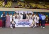 Holy Family Convent bag U20 Schools Basketball title