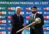 Misbah-Ul-Haq receives Test mace in Pakistan ICC Mace presentation to Misbah