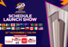 LIVE – ICC Men’s T20WC 2026 Schedule Launch Show ICC Men’s T20WC 2026 Schedule Launch Show