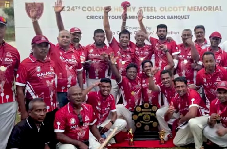 Nalanda emerge unbeaten Olcott Cricket Champions (Veterans) with a clinical performance