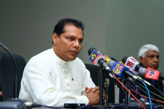 Minister of Sports Hon. Dayasiri Jayasekara