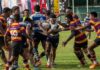 Joes thump the Cambrians to end first round with a big win. RUGBY