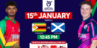 LIVE – Zimbabwe vs Scotland – ICC U19 Men’s Cricket World Cup 2026