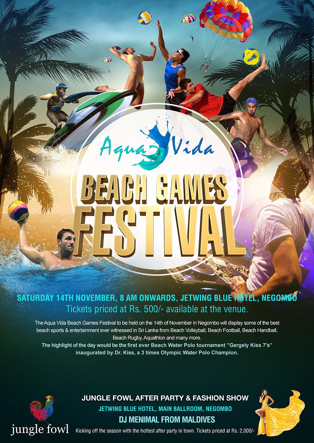Aqua Vida South Asia's largest Beach Sports Festival in Sri Lanka!