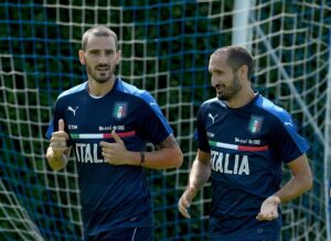 Bonucci (left) &amp; Chiellini (right)