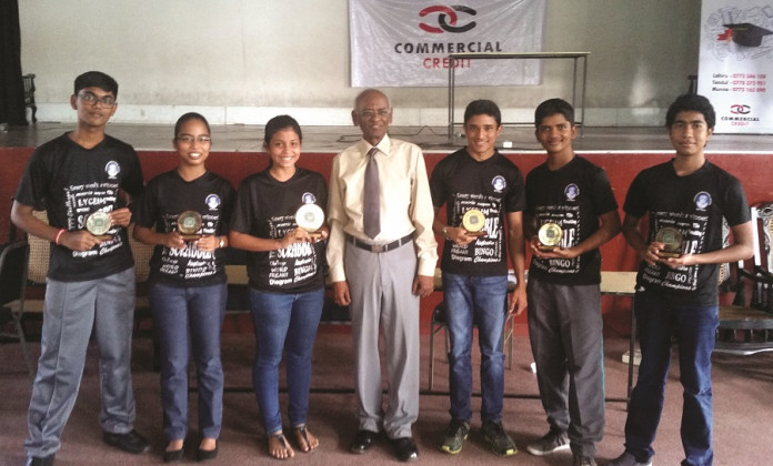 Inter School Scrabble Winners (1)